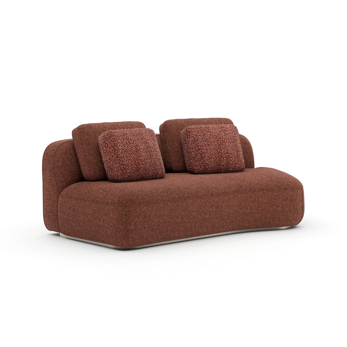 Sasso Laf Armless Loveseat - Saffron
