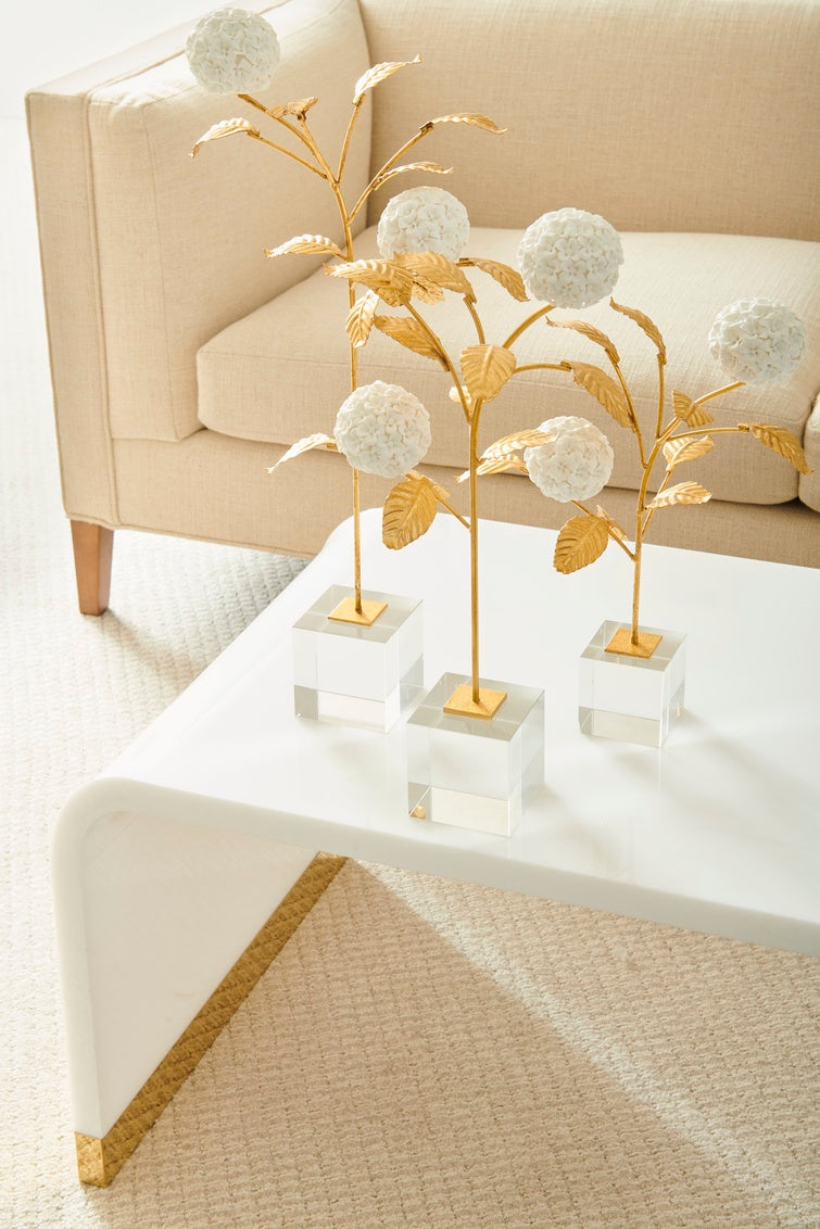 Small Hydrangea On Stand in 16 / Iron - Chelsea House