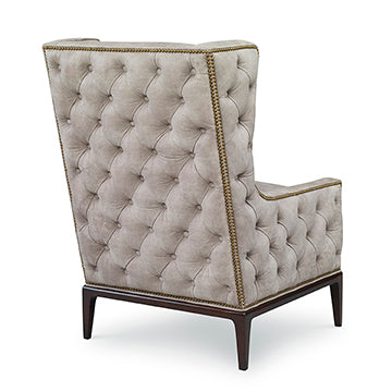 Claxton Wing Chair - Tufted Outside