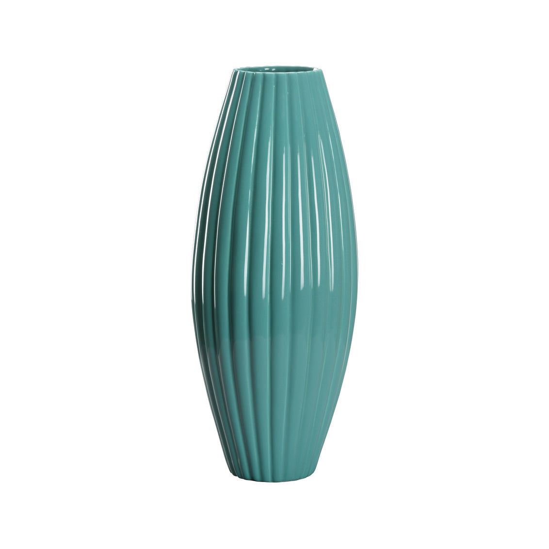 Aubrey Vase - Teal (Tall) in 18 / Ceramic/Porcelain - Chelsea House