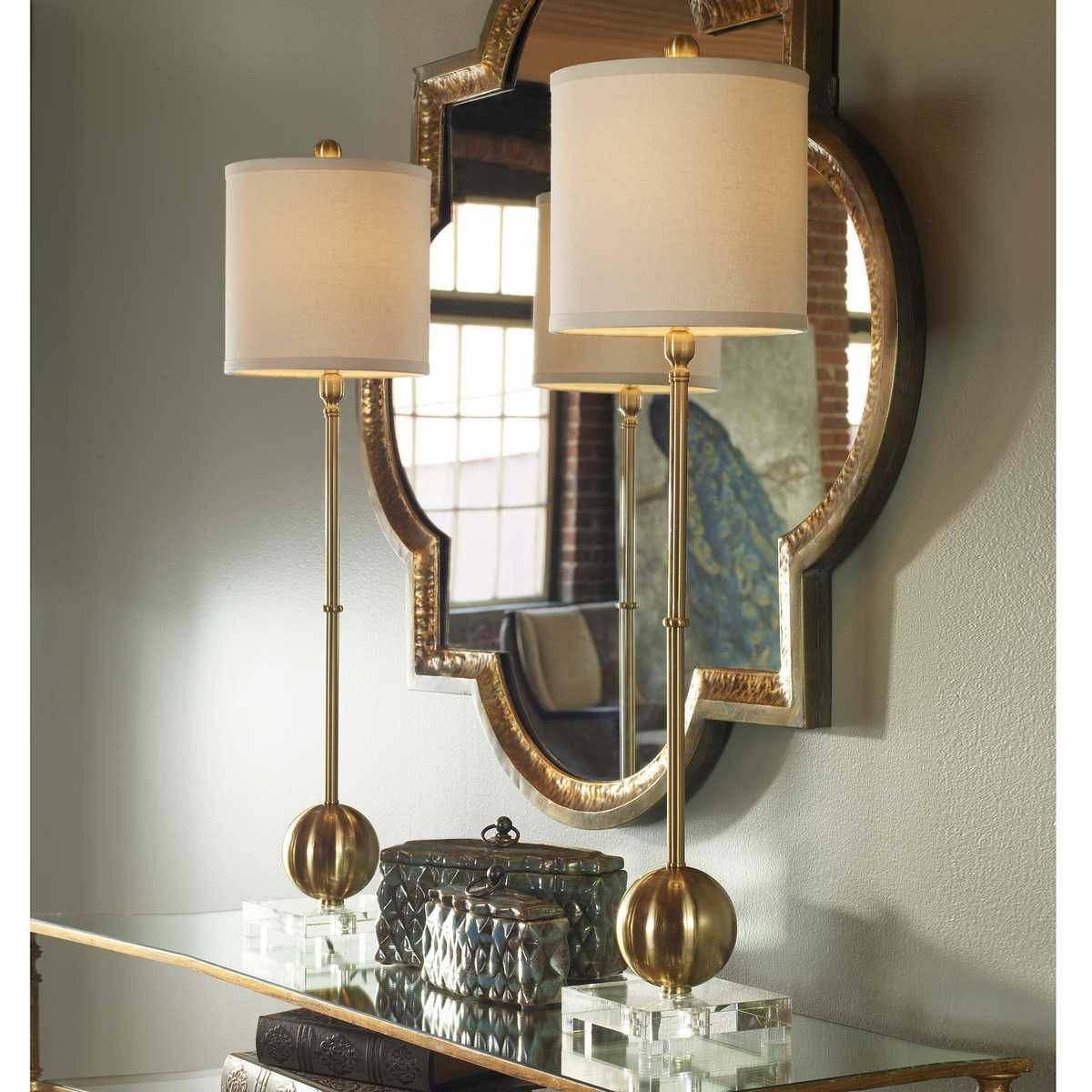 Laton Buffet Lamp, Brass – Lamps by Uttermost | Sutter & Vale