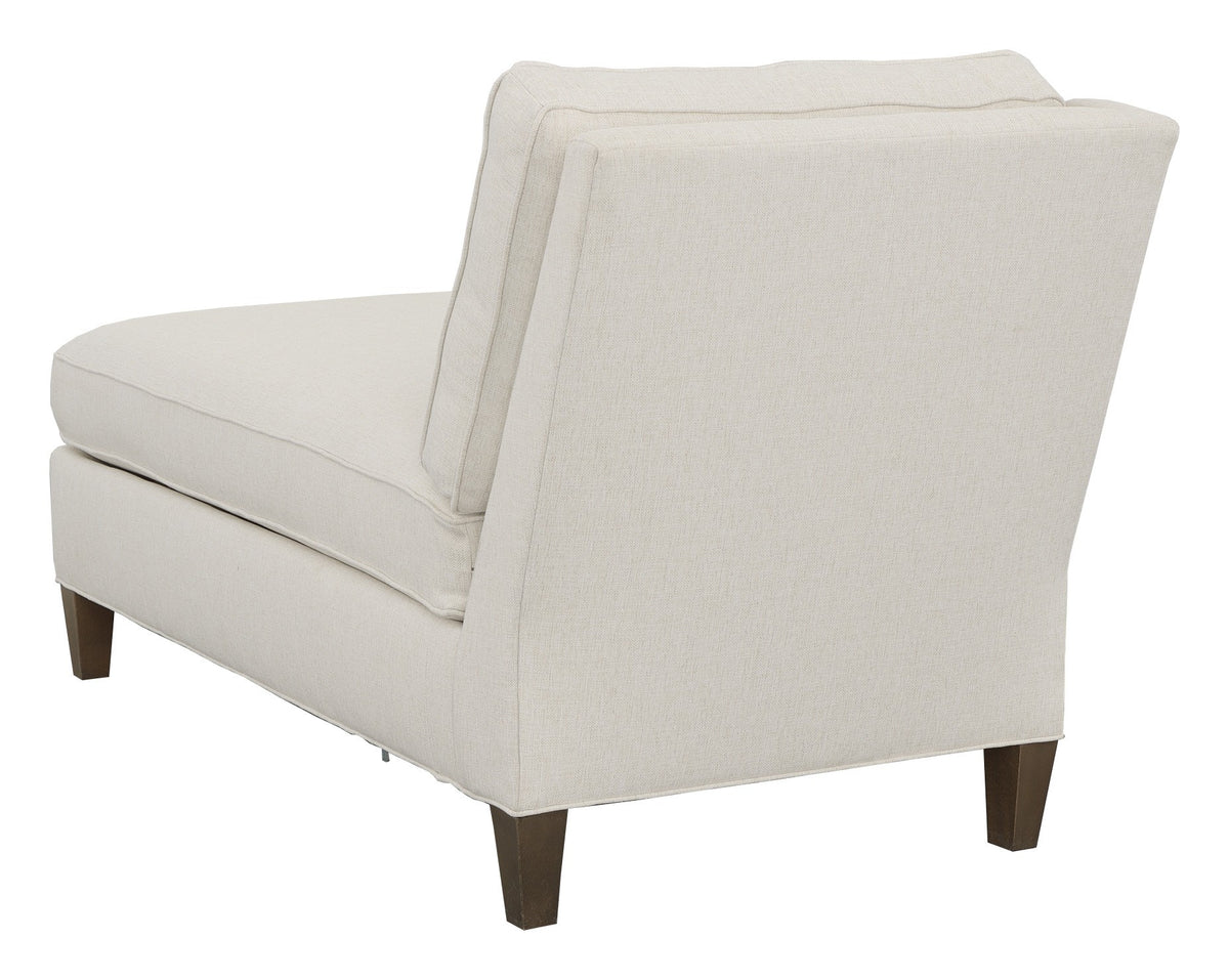 Left Arm Chaise with Tapered Leg (2996-27) - Fairfield Chair