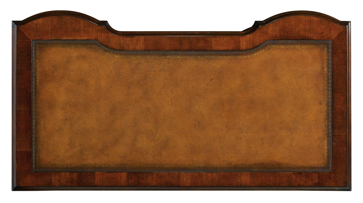 Cherry Knee-Hole Desk-Bow Front