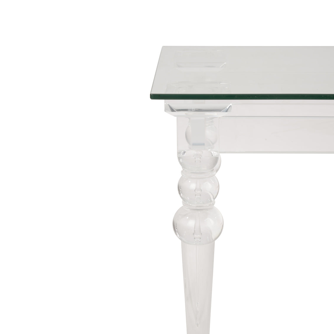 Acrylic & Glass Side Table in 20 / Acrylic - Chelsea House