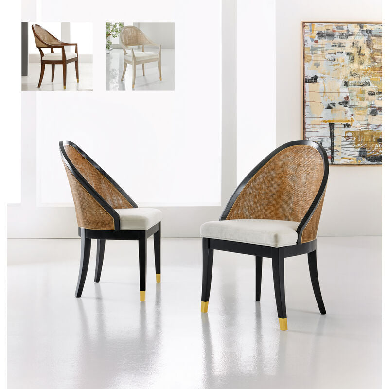 Lyon Side Chair-Ebony