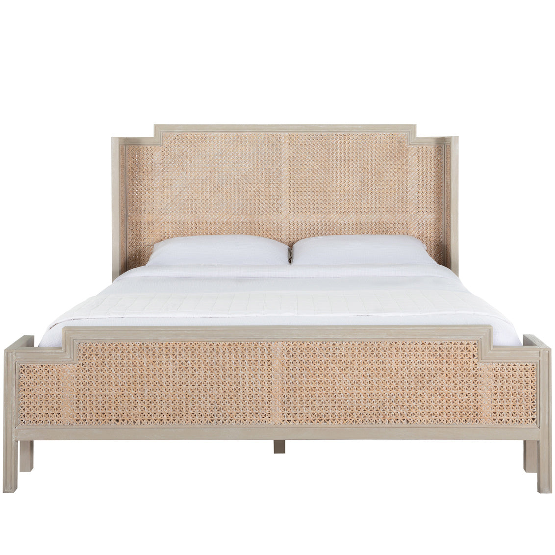 Camille King Bed - White