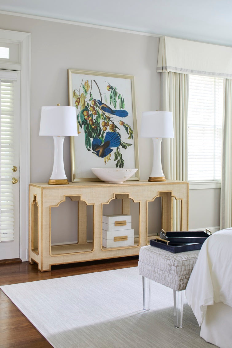 Yangon Console - Natural in 34.5 / Raffia - Chelsea House