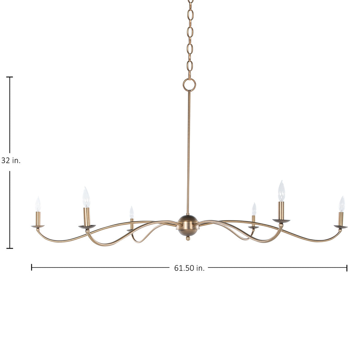 Irvine Chandelier - Bronze