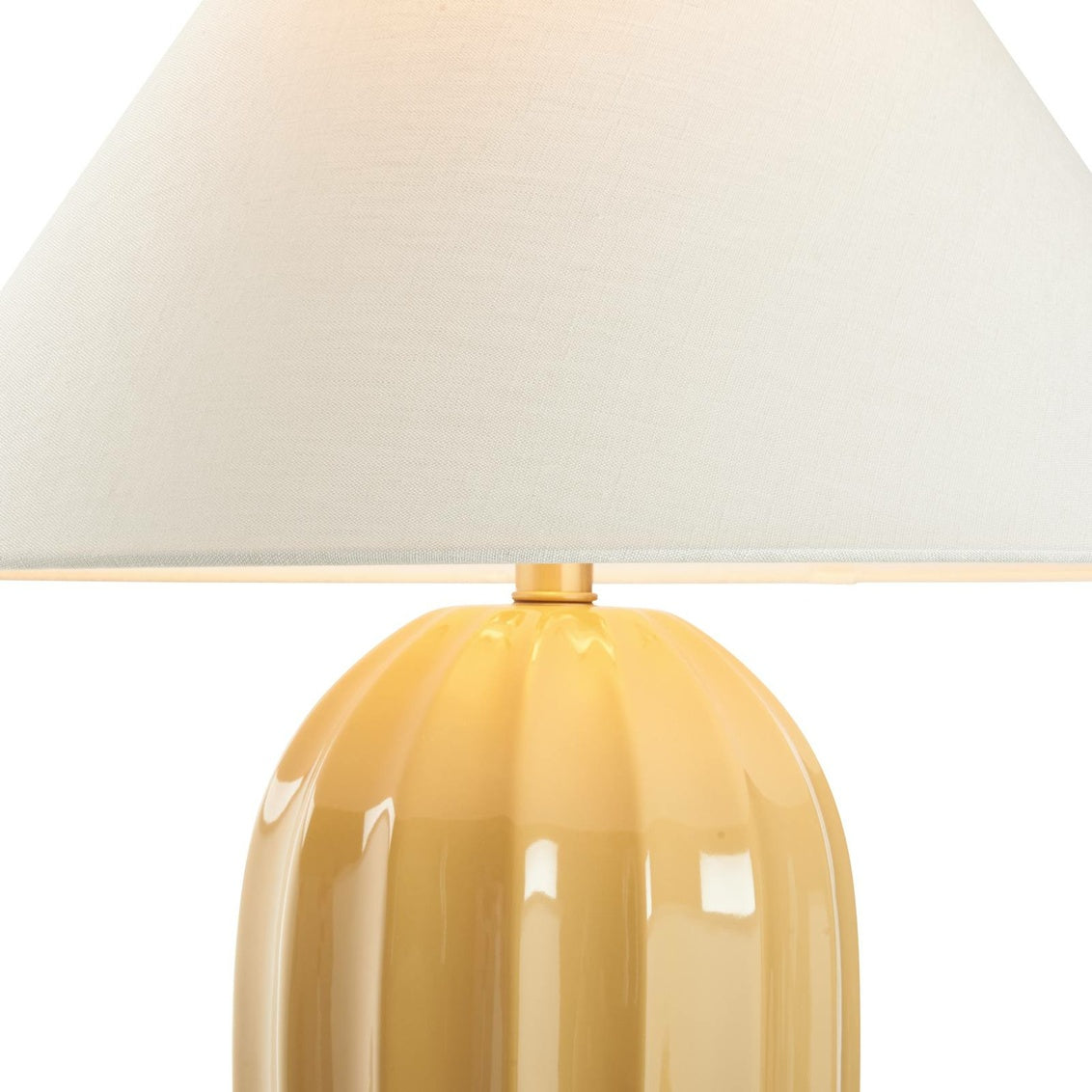 Roberson Lamp - Ocher in Ocher Glaze / Ceramic/Porcelain - Chelsea House