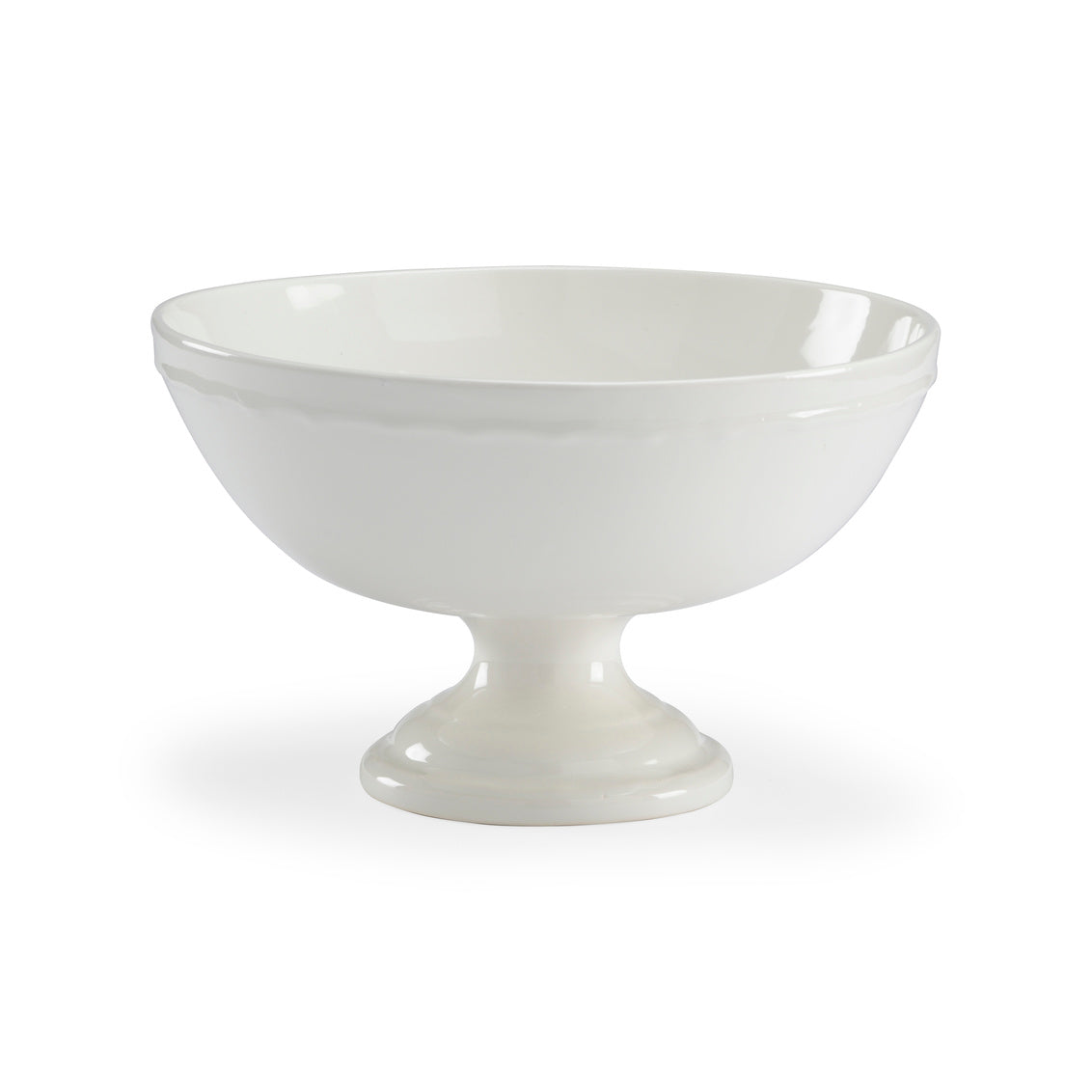 Pedestal Centerpiece - White in 8.5 / Porcelain - Chelsea House
