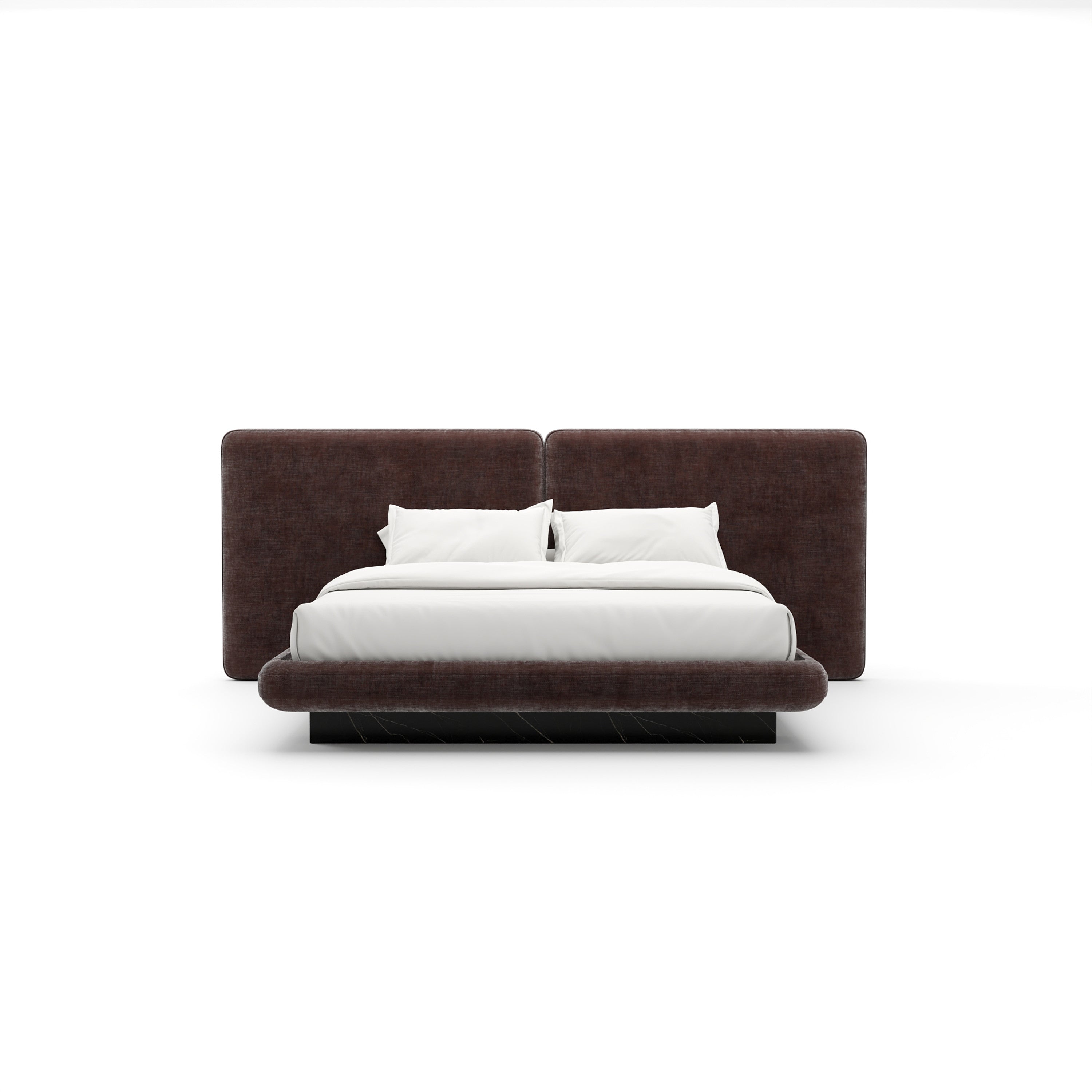 Overlap Uph 2 Pnl Kg Bed Dk Taupe – Beds by Caracole | Sutter & Vale