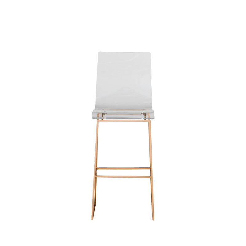 King 30.25' Bar Height Stool - Gold