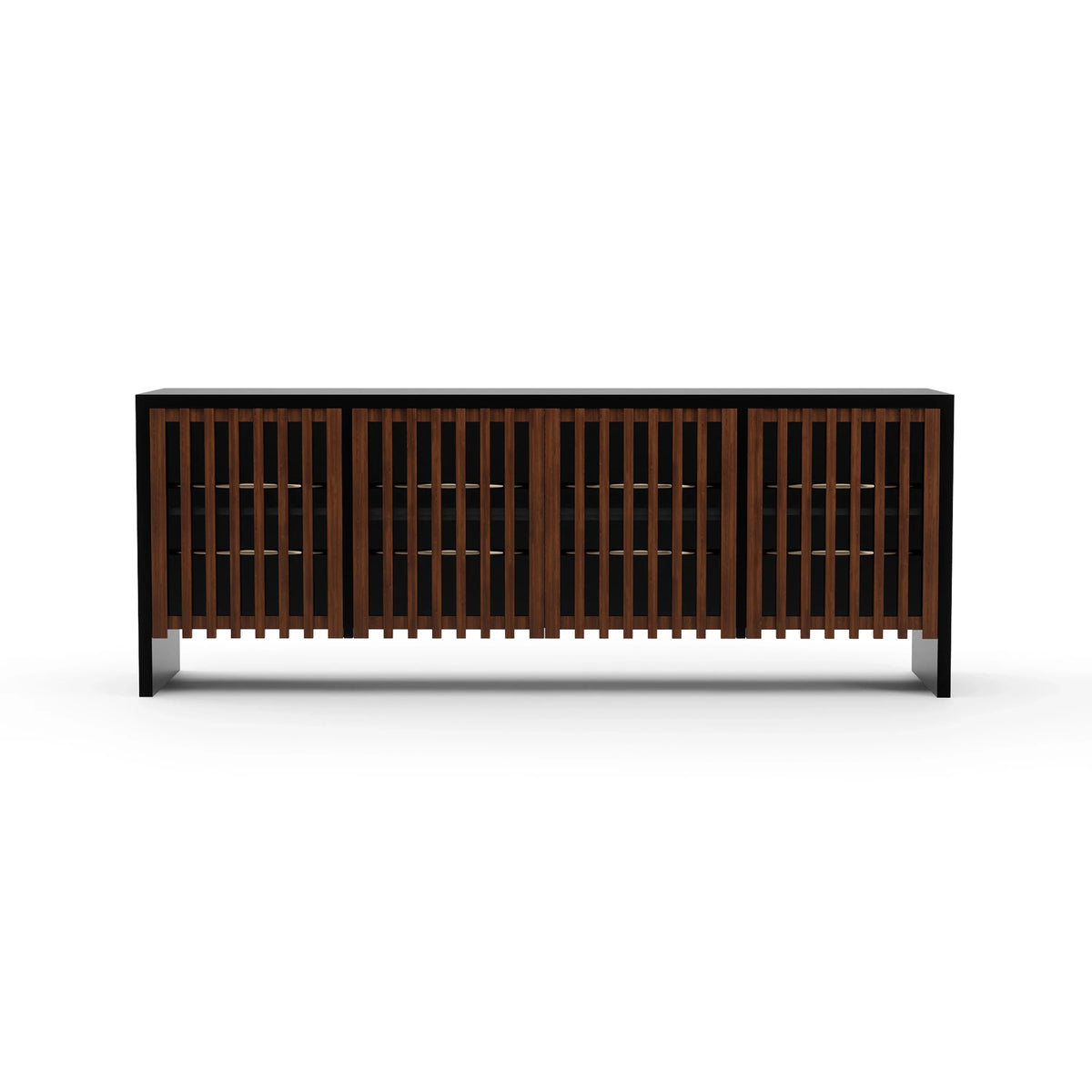 Pinstripe Dark Sideboard