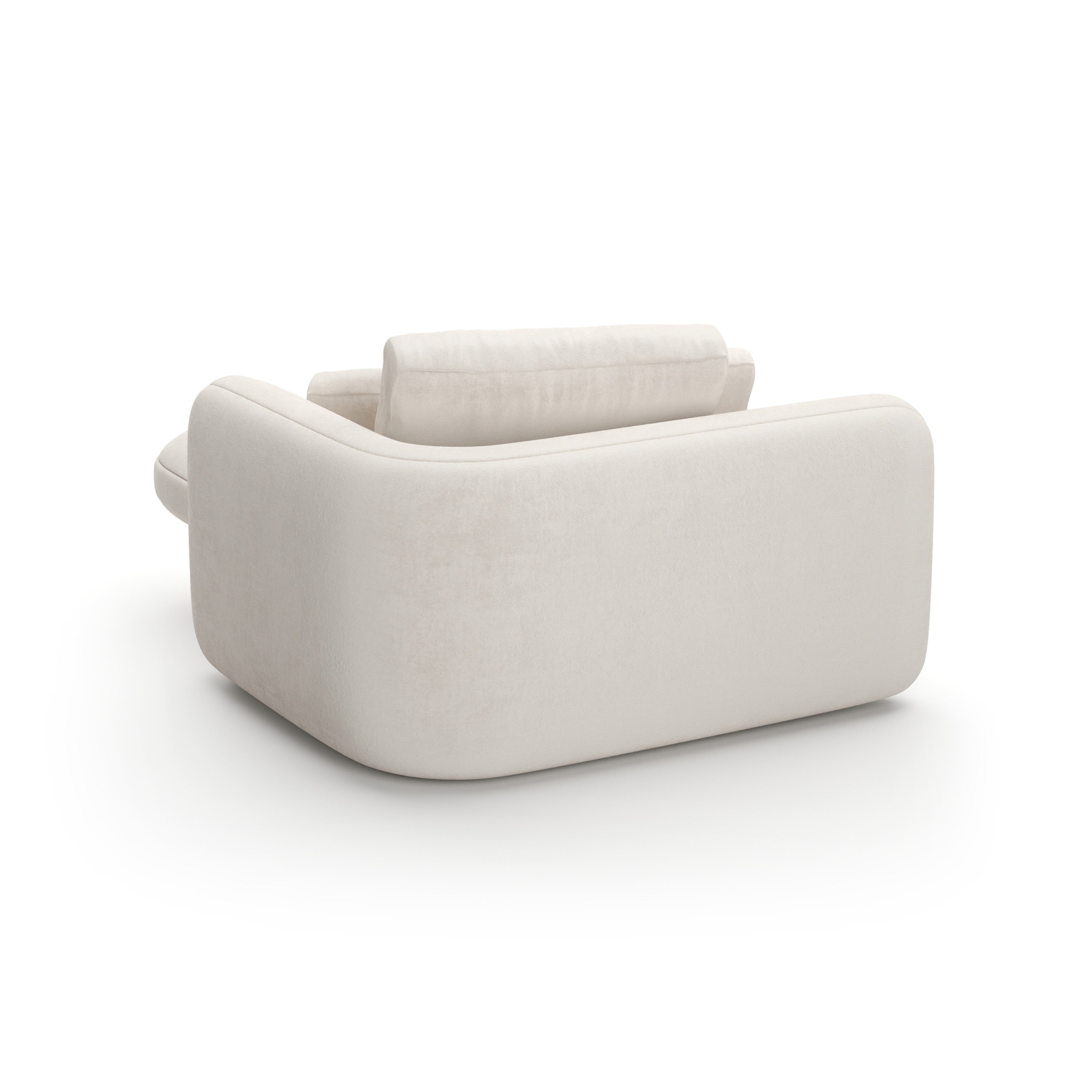 Overlap Raf Chaise Ecru