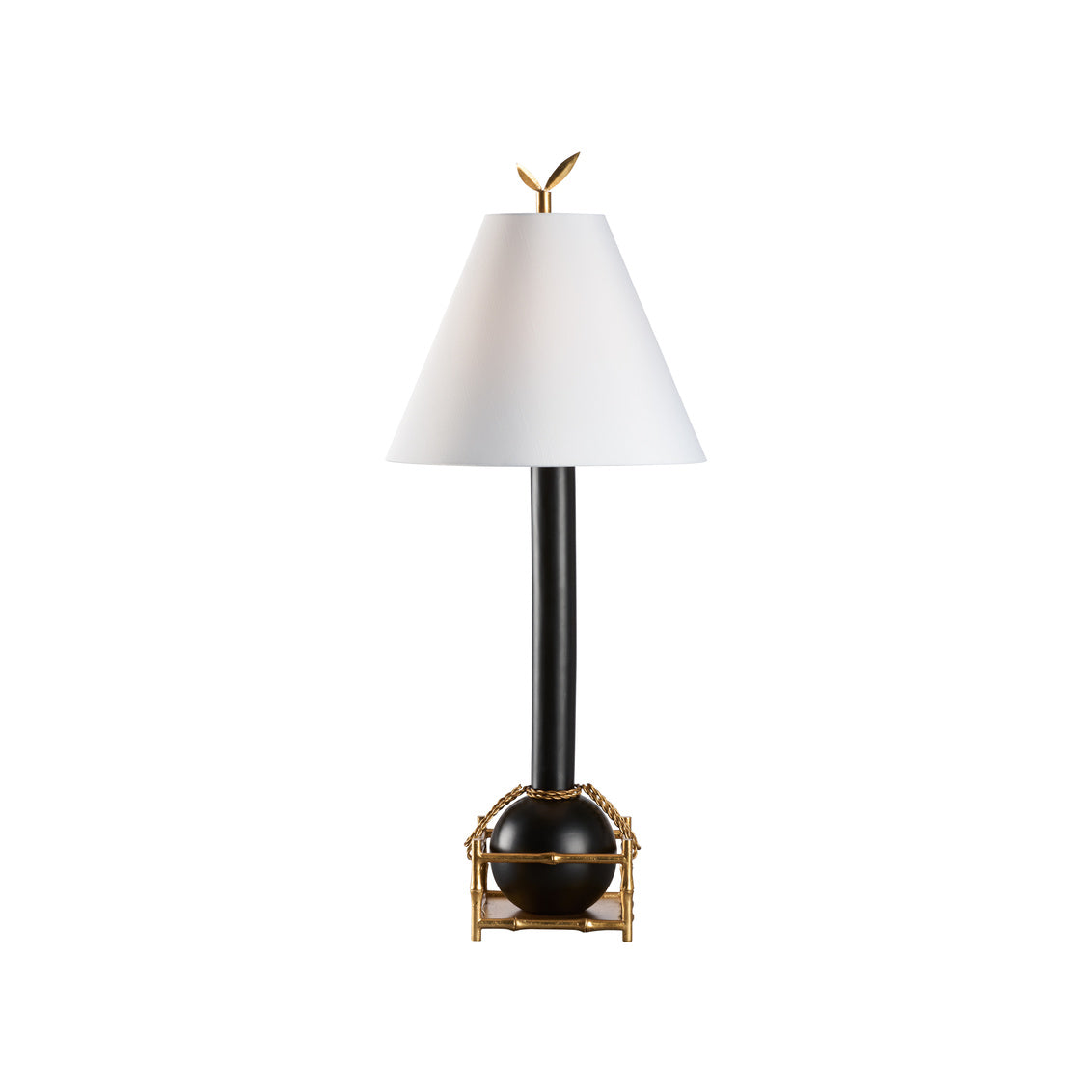 Tai Fu Table Lamp - Black in 39 / Ceramic/Porcelain - Chelsea House