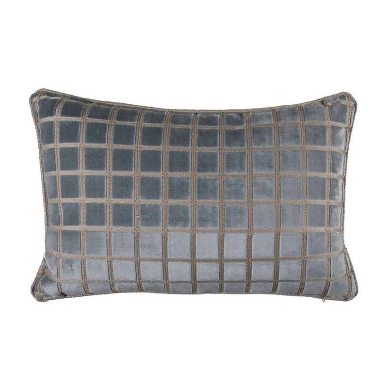 Checkered Terracotta Poly 18x18