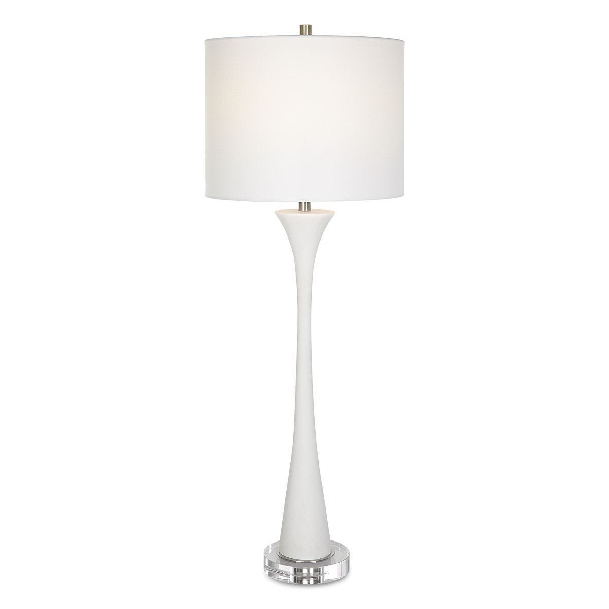 Fountain Buffet Lamp, White – Lamps by Uttermost | Sutter & Vale