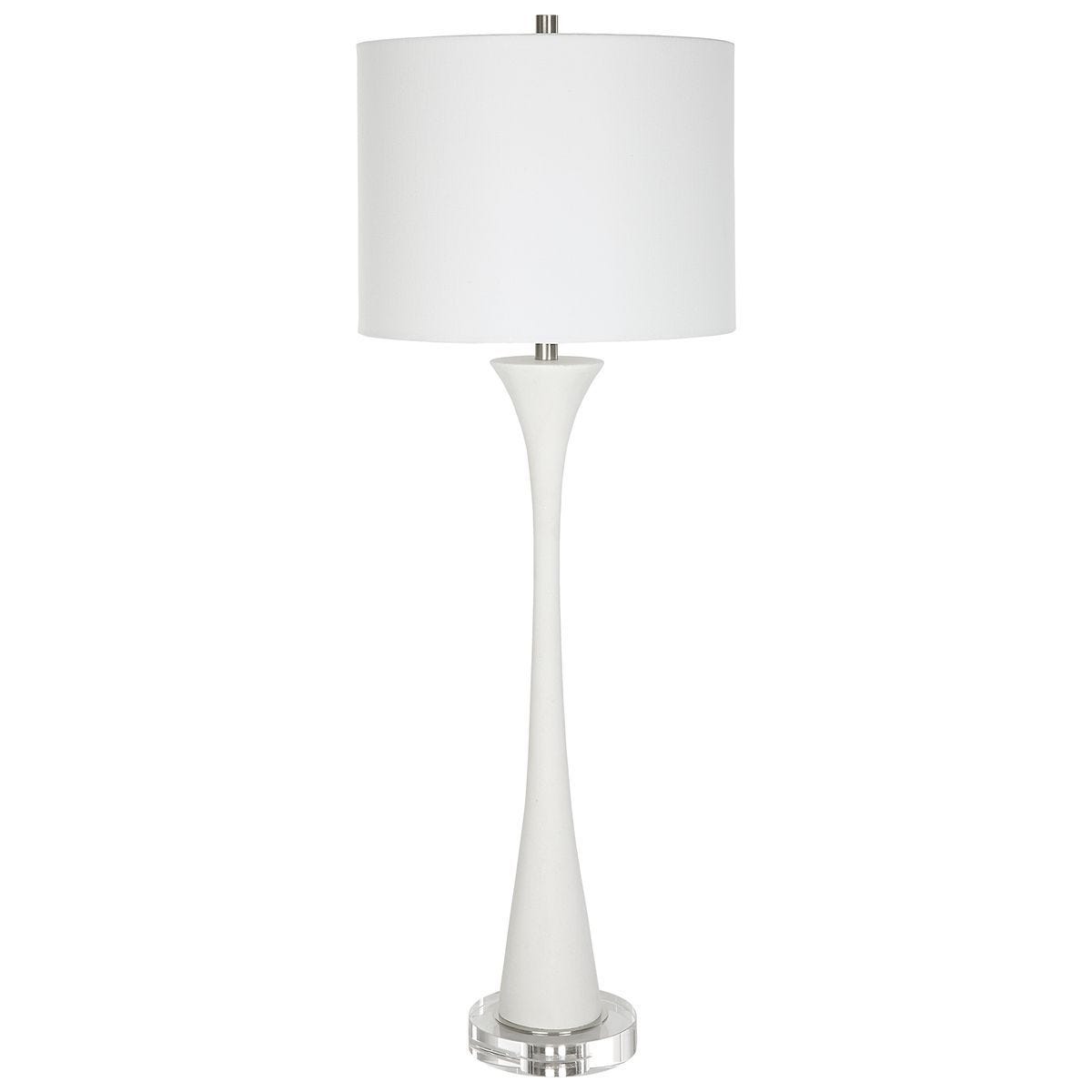 Fountain Buffet Lamp, White – Lamps by Uttermost | Sutter & Vale
