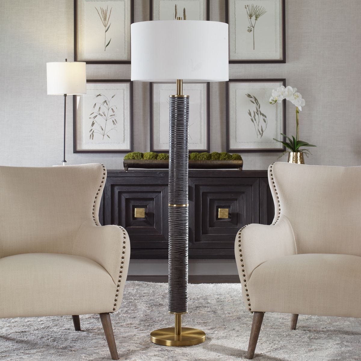 Summit Floor Lamp – Lamps by Uttermost | Sutter & Vale