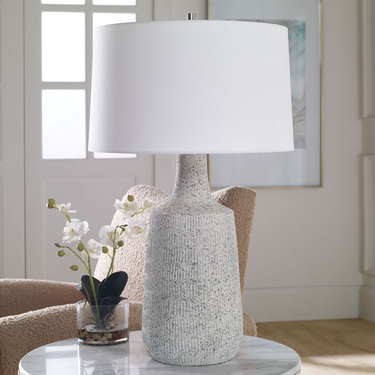 Scouts Table Lamp, White – Lamps by Uttermost | Sutter & Vale