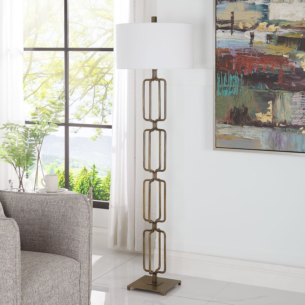 Link Floor Lamp – Lamps by Uttermost | Sutter & Vale