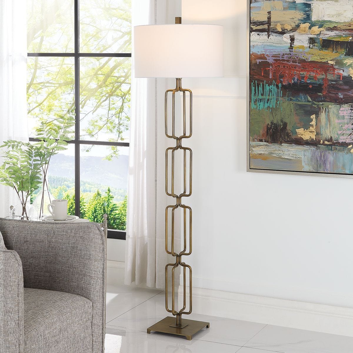 Link Floor Lamp – Lamps by Uttermost | Sutter & Vale