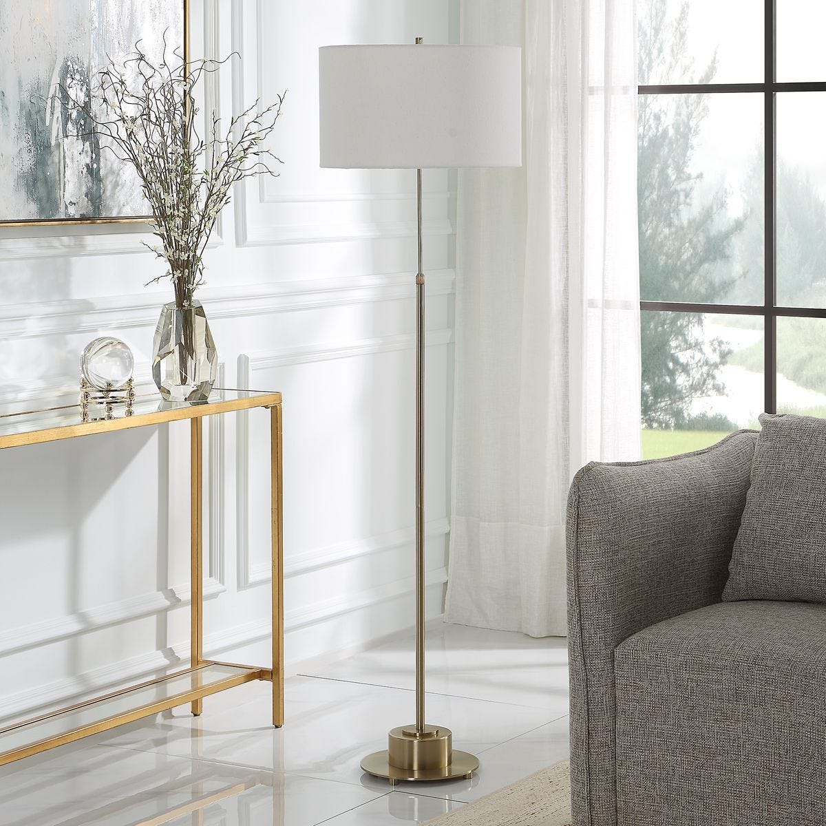 Prominence Floor Lamp – Lamps by Uttermost | Sutter & Vale