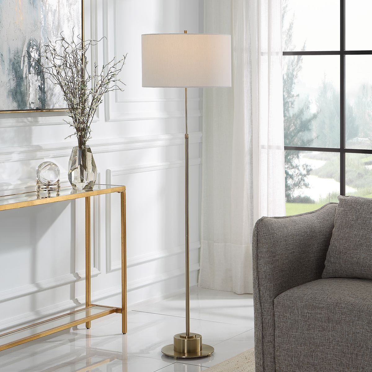 Prominence Floor Lamp – Lamps by Uttermost | Sutter & Vale