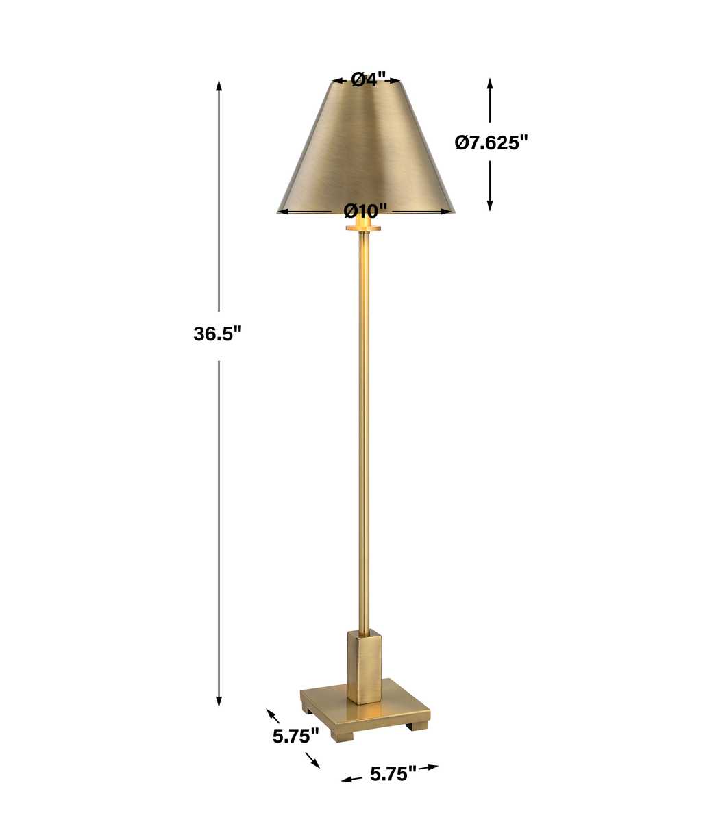 Pilot Buffet Lamp, Brass