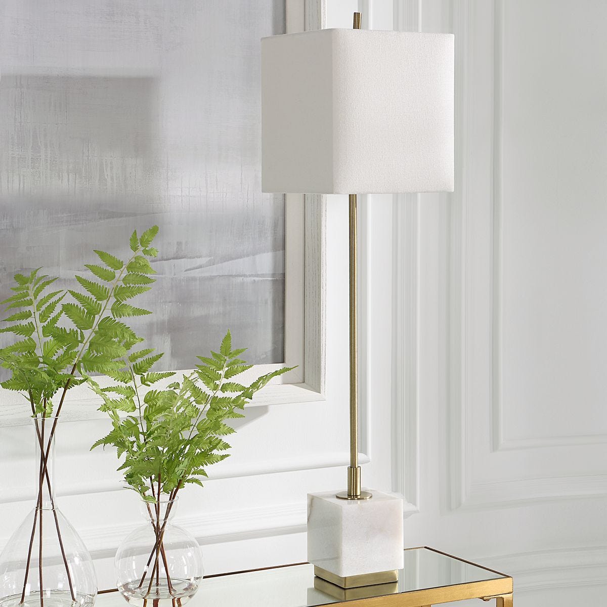 Escort Buffet Lamp, Brass – Lamps by Uttermost | Sutter & Vale