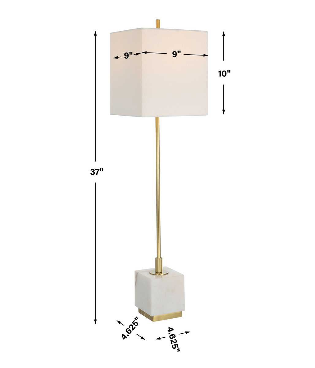 Escort Buffet Lamp, Brass – Lamps by Uttermost | Sutter & Vale