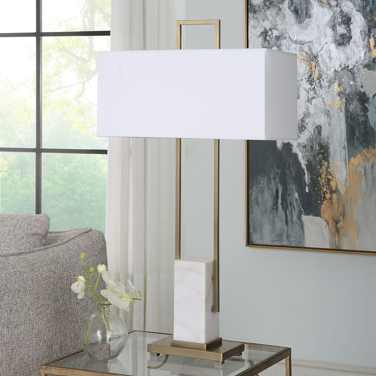 Column Table Lamp – Lamps by Uttermost | Sutter & Vale