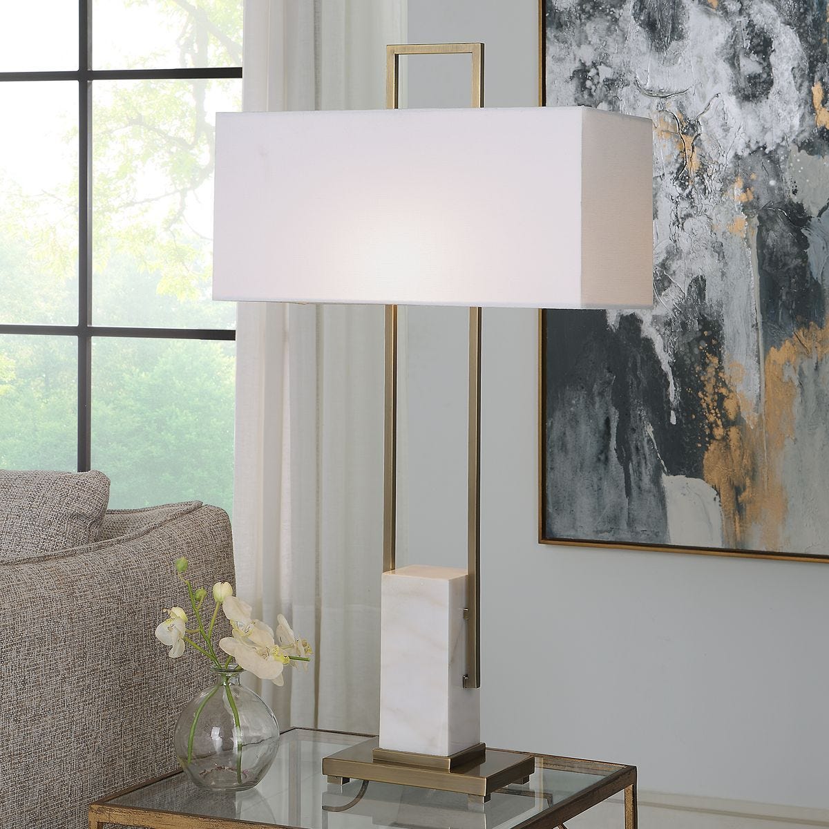 Column Table Lamp – Lamps by Uttermost | Sutter & Vale