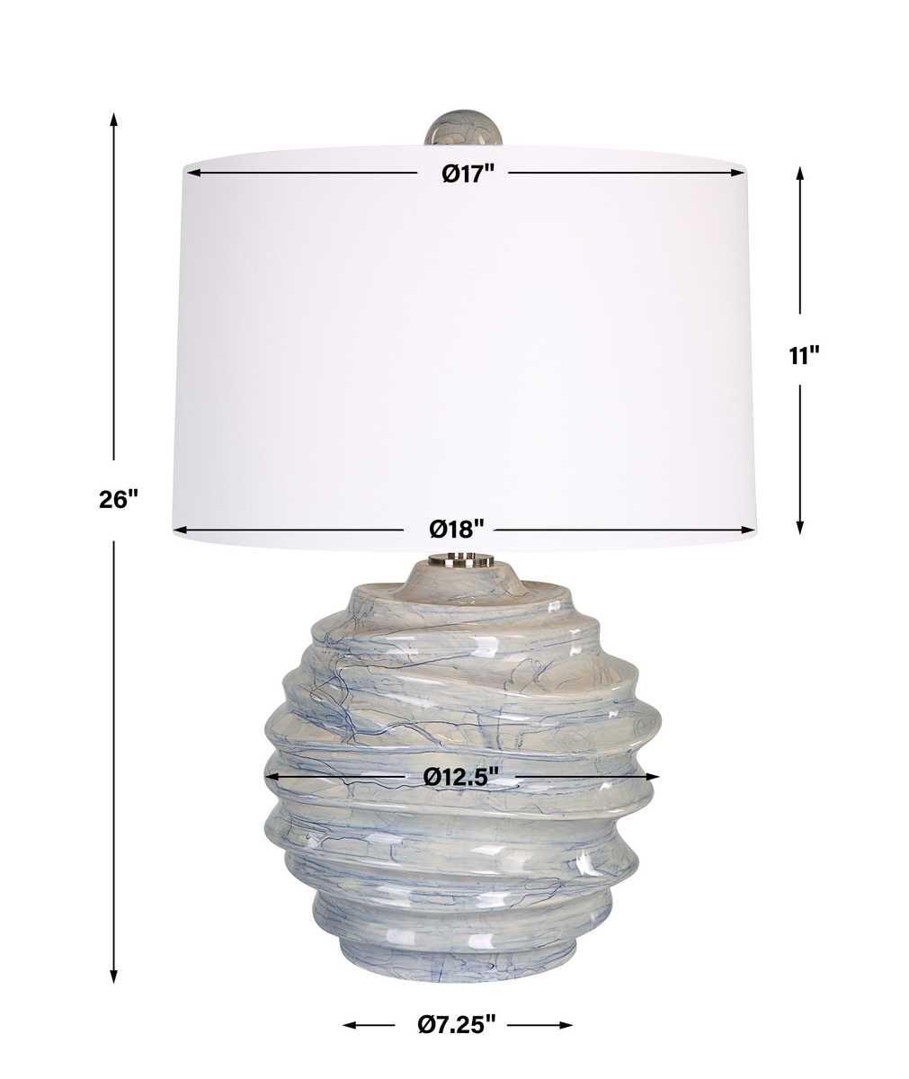 Waves Accent Lamp – Lamps by Uttermost | Sutter & Vale
