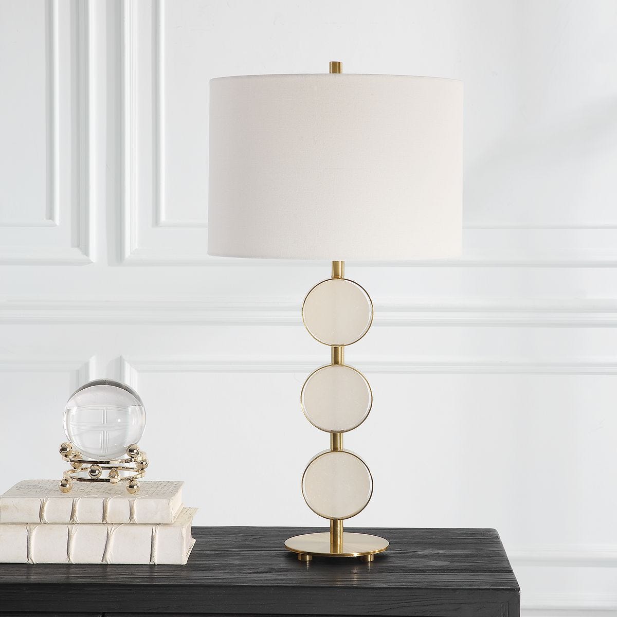 Three Rings Table Lamp – Lamps by Uttermost | Sutter & Vale