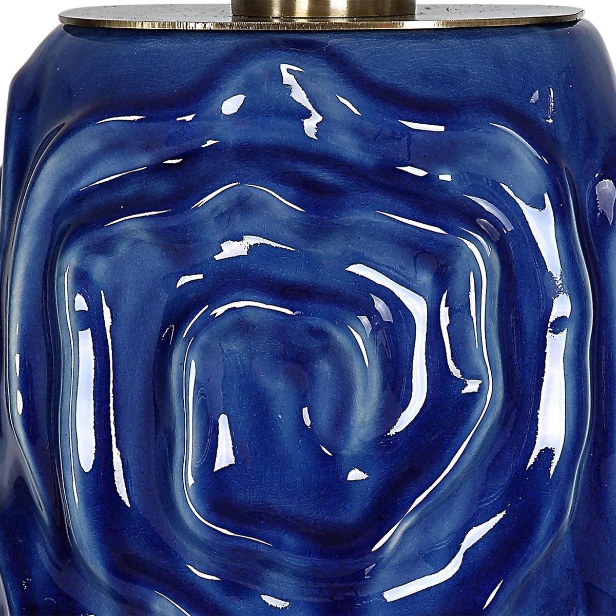 Zade Table Lamp, Blue – Lamps by Uttermost | Sutter & Vale