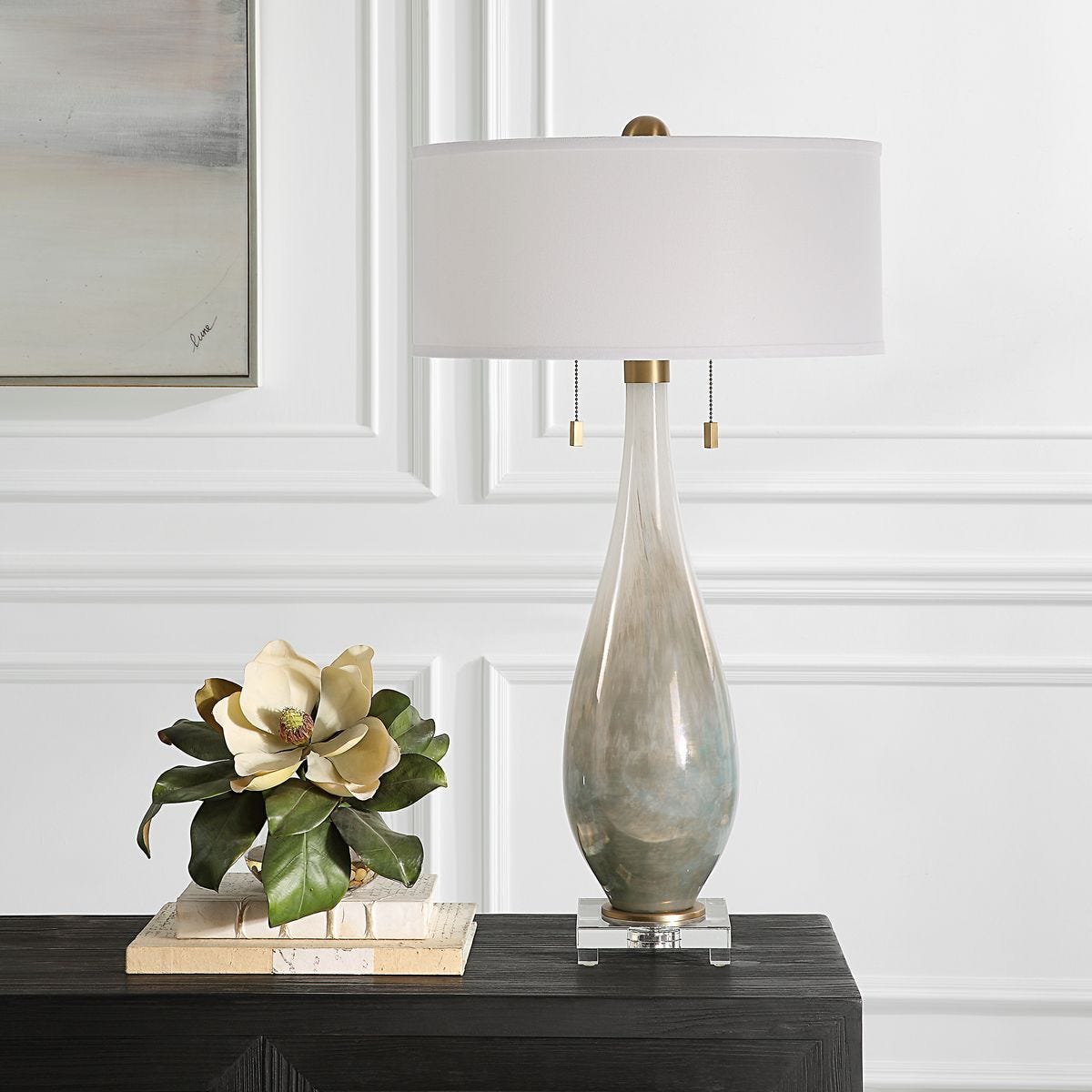Cardoni Table Lamp, Smoke – Lamps by Uttermost | Sutter & Vale