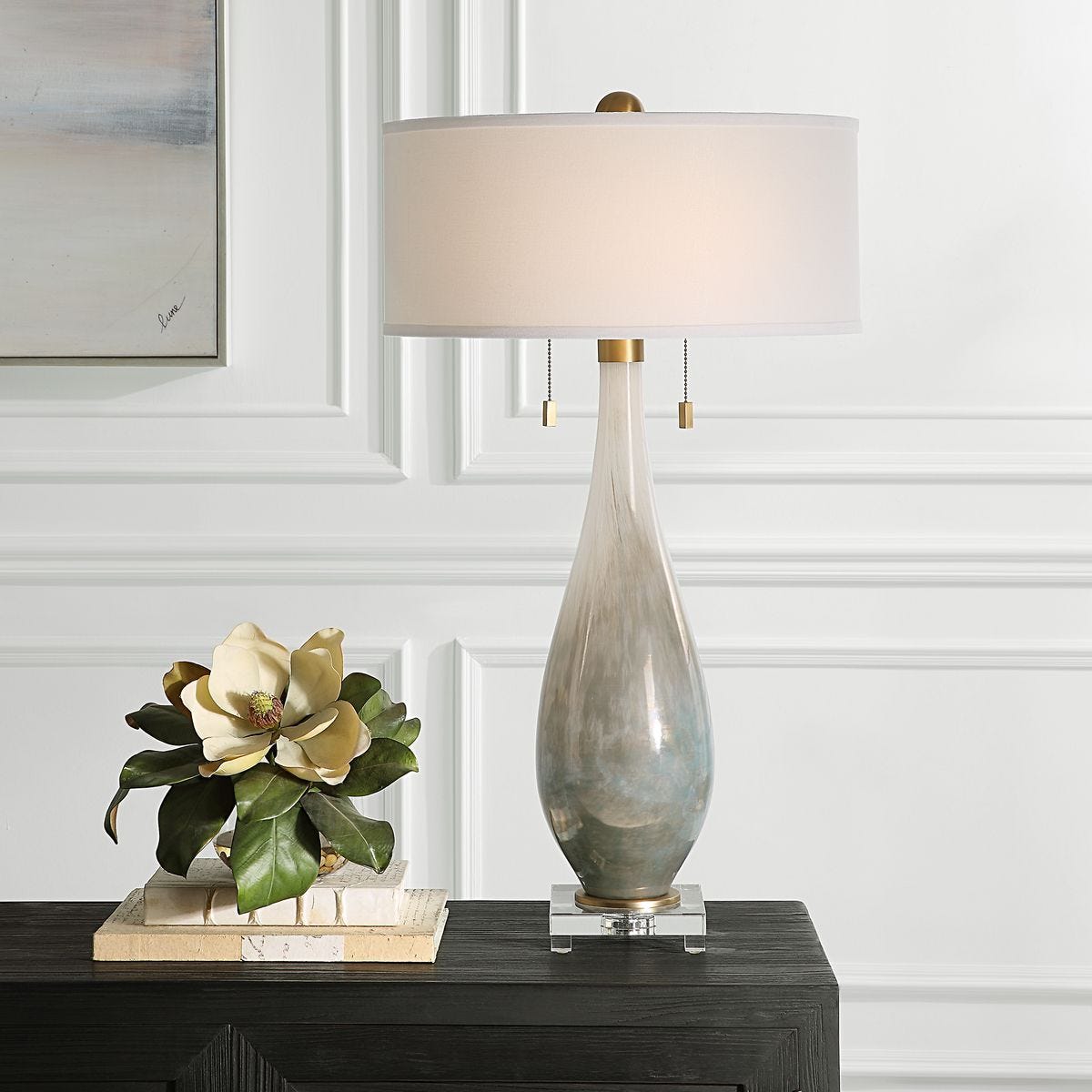Cardoni Table Lamp, Smoke – Lamps by Uttermost | Sutter & Vale