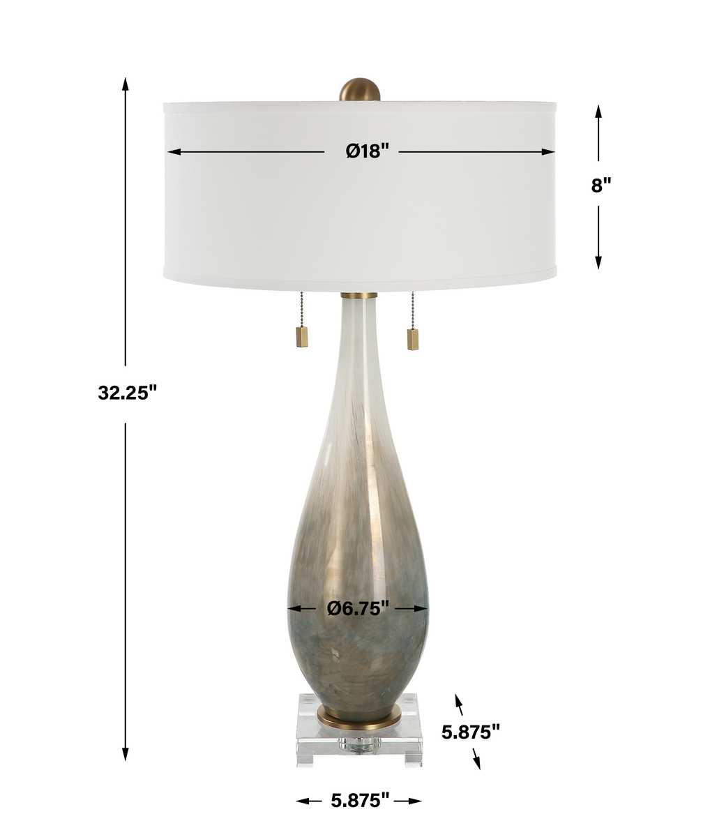 Cardoni Table Lamp, Smoke
