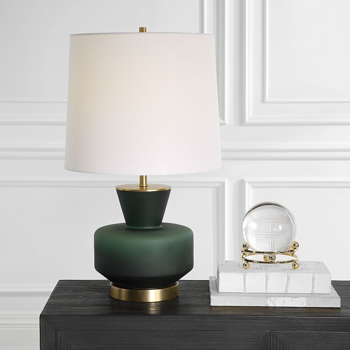 Trentino Table Lamp, Green – Lamps by Uttermost | Sutter & Vale