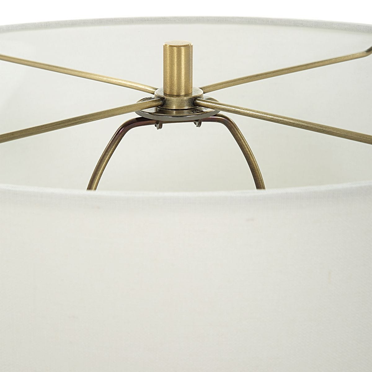 Crystal Column Table Lamp