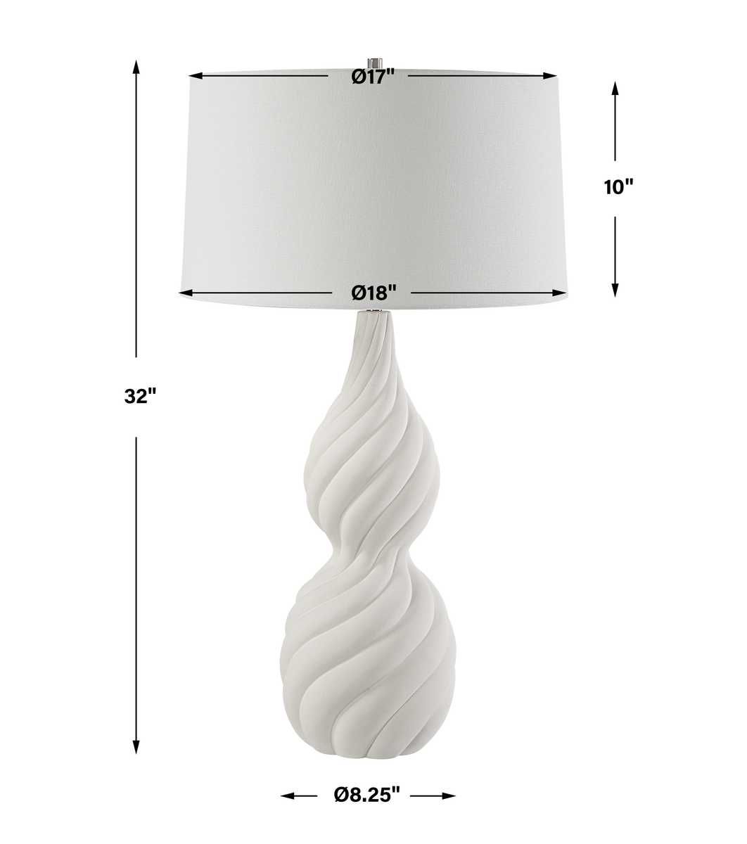 Twisted Swirl Table Lamp – Lamps by Uttermost | Sutter & Vale