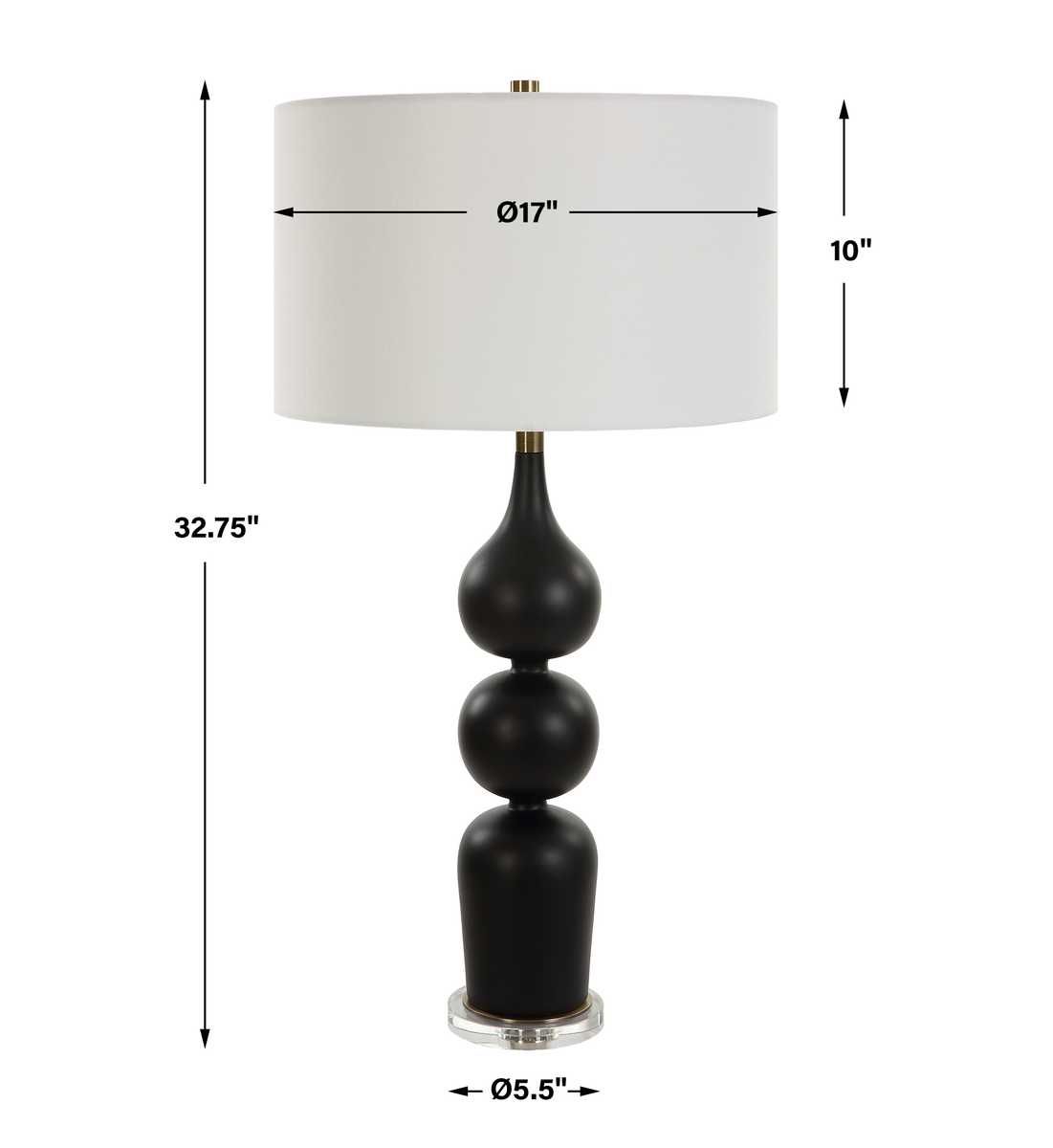 Caviar Table Lamp – Lamps by Uttermost | Sutter & Vale