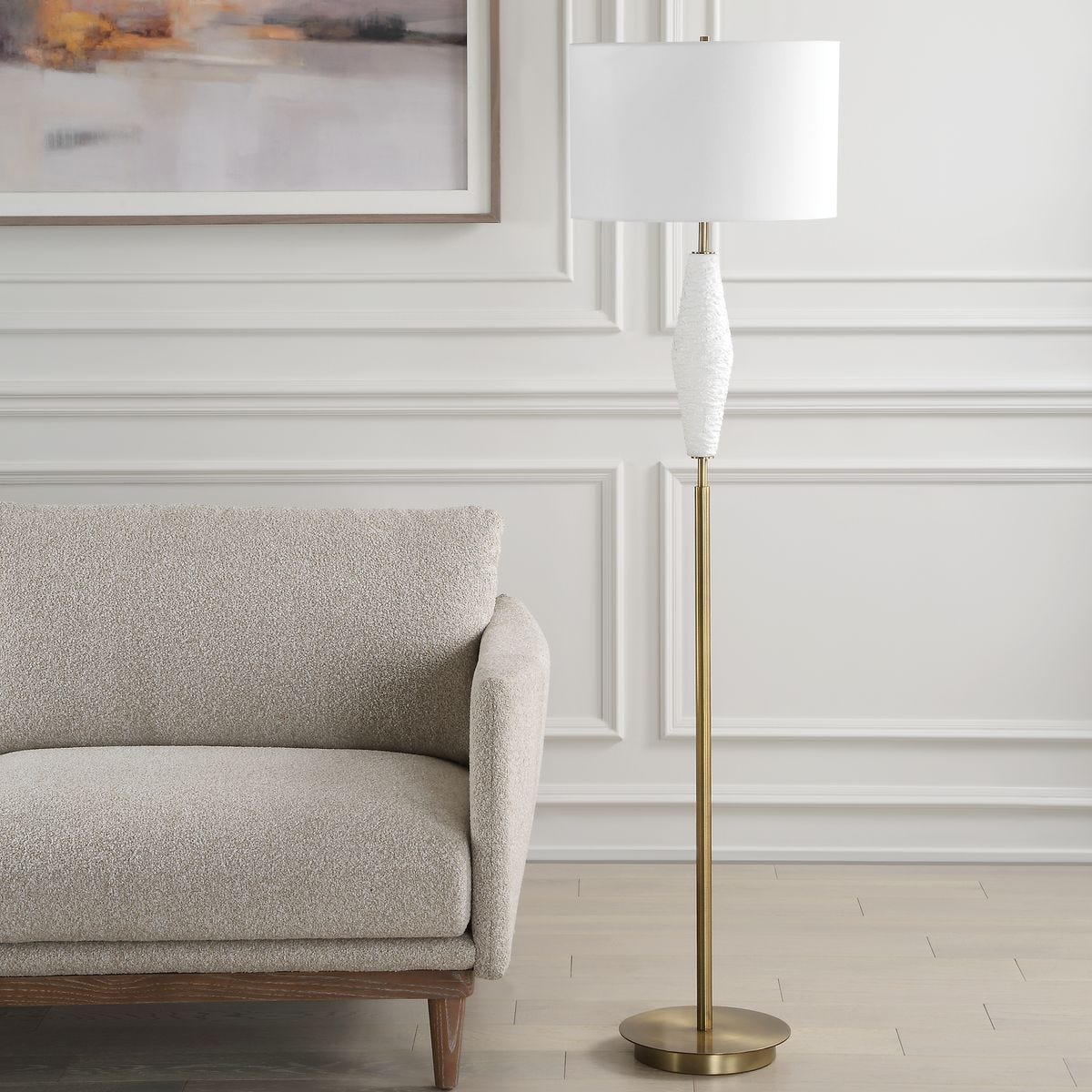 Quite The Buzz Floor Lamp – Lamps by Uttermost | Sutter & Vale
