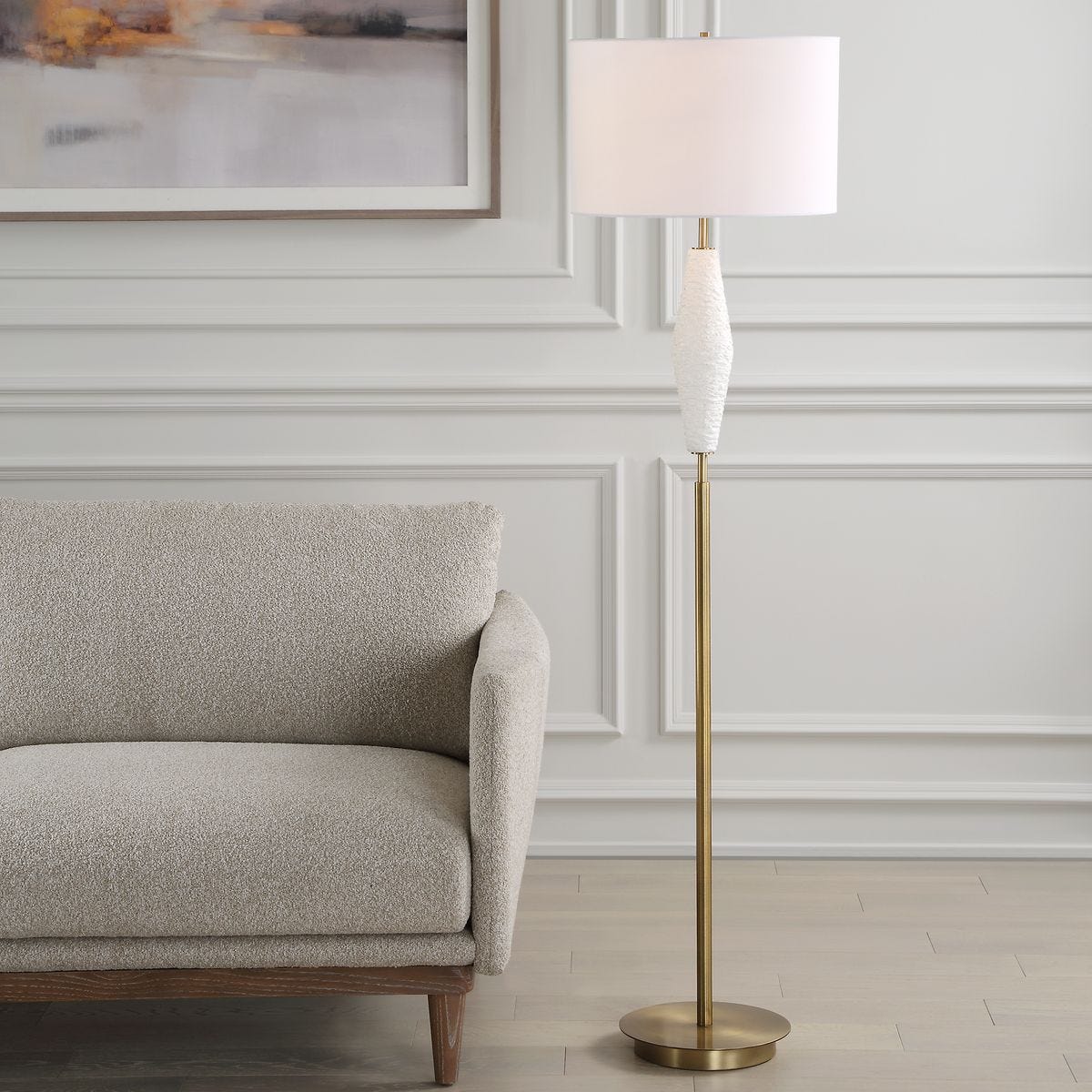 Quite The Buzz Floor Lamp – Lamps by Uttermost | Sutter & Vale