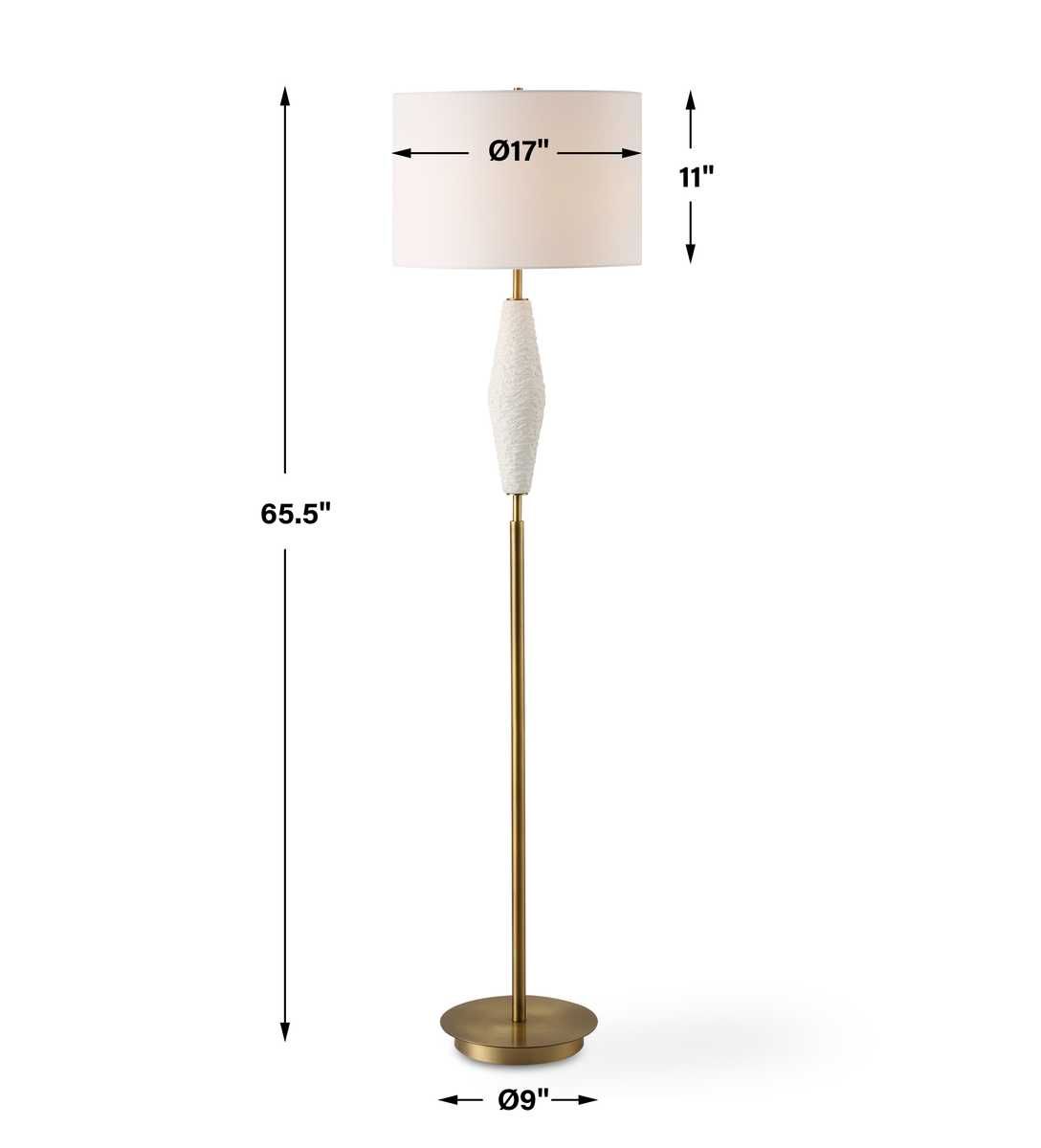 Quite The Buzz Floor Lamp – Lamps by Uttermost | Sutter & Vale