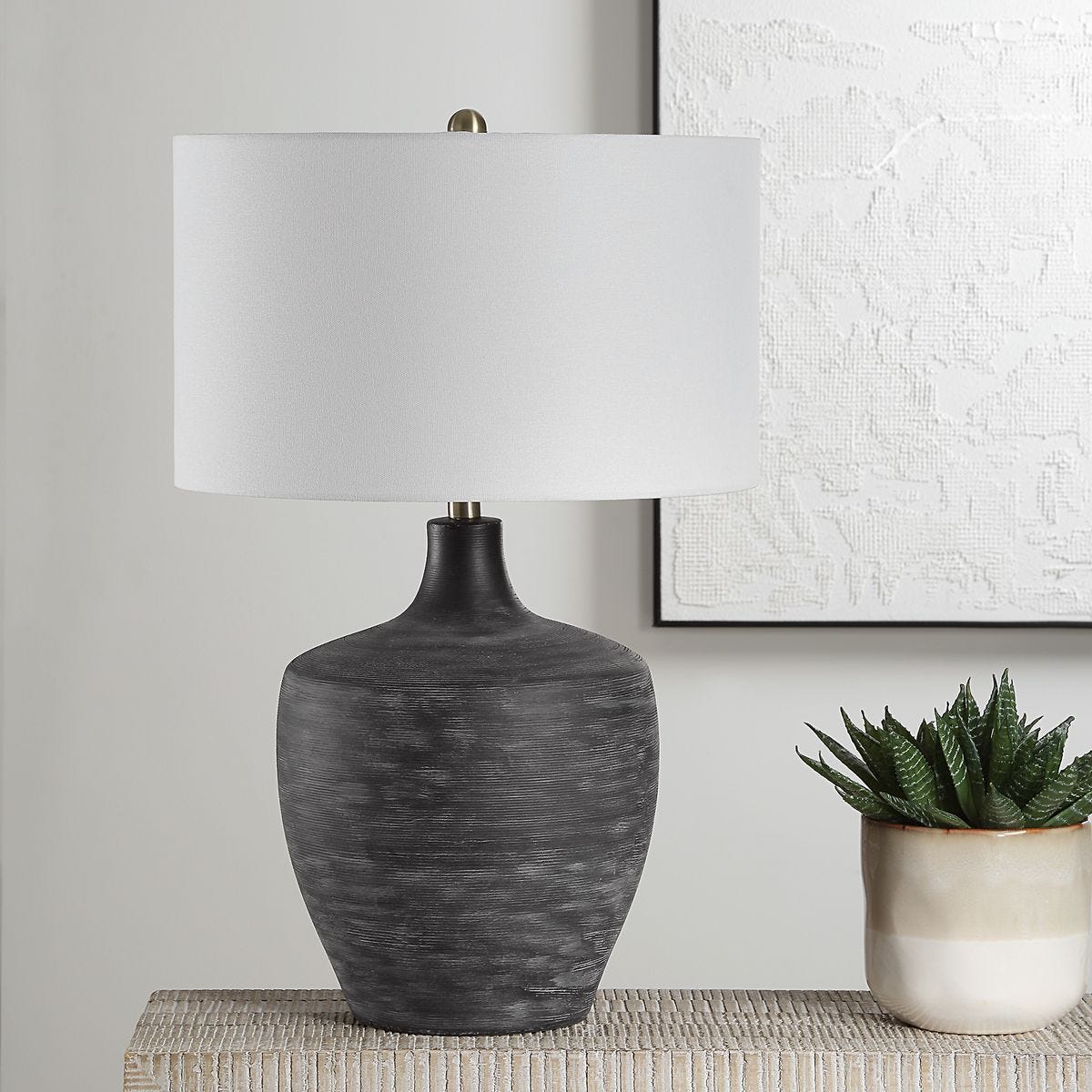 Graphite Table Lamp – Lamps by Uttermost | Sutter & Vale