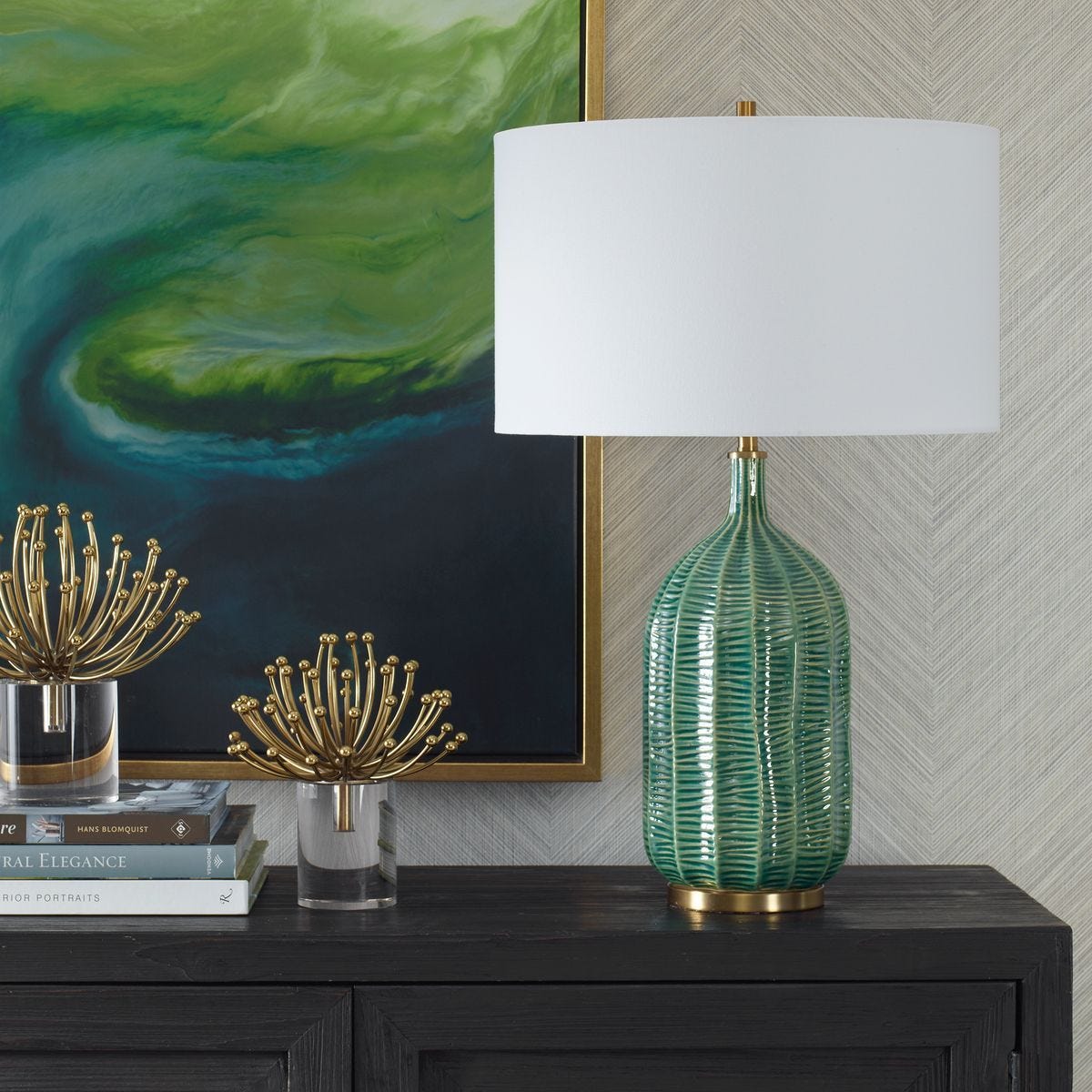 Bixby Green Table Lamp – Lamps by Uttermost | Sutter & Vale