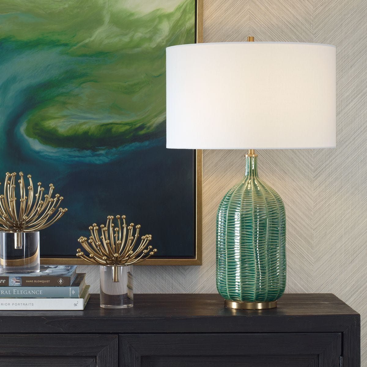Bixby Green Table Lamp – Lamps by Uttermost | Sutter & Vale