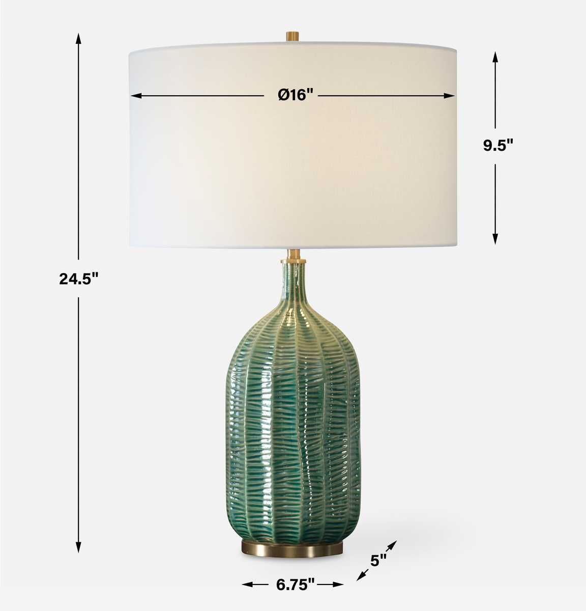 Bixby Green Table Lamp – Lamps by Uttermost | Sutter & Vale